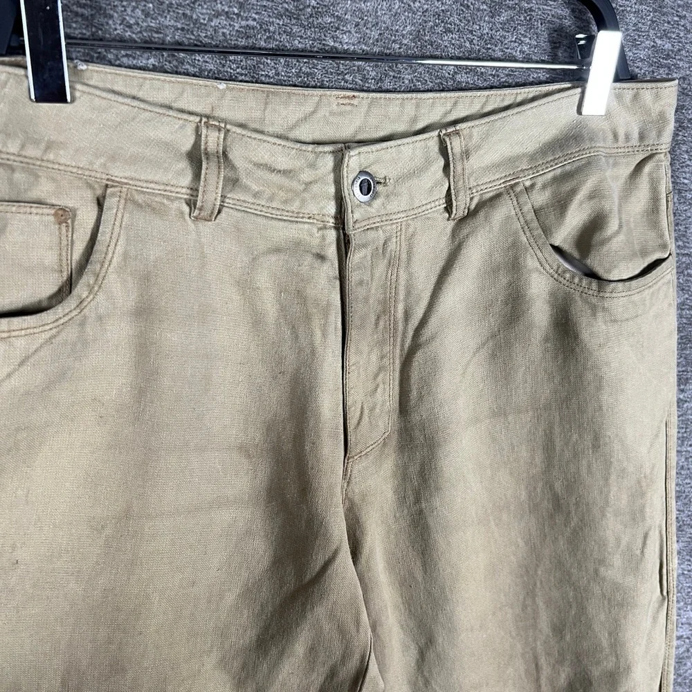 Patagonia Men's 34x33 Hemp Overstone Pants Casual‎ Trousers Heavily Stained